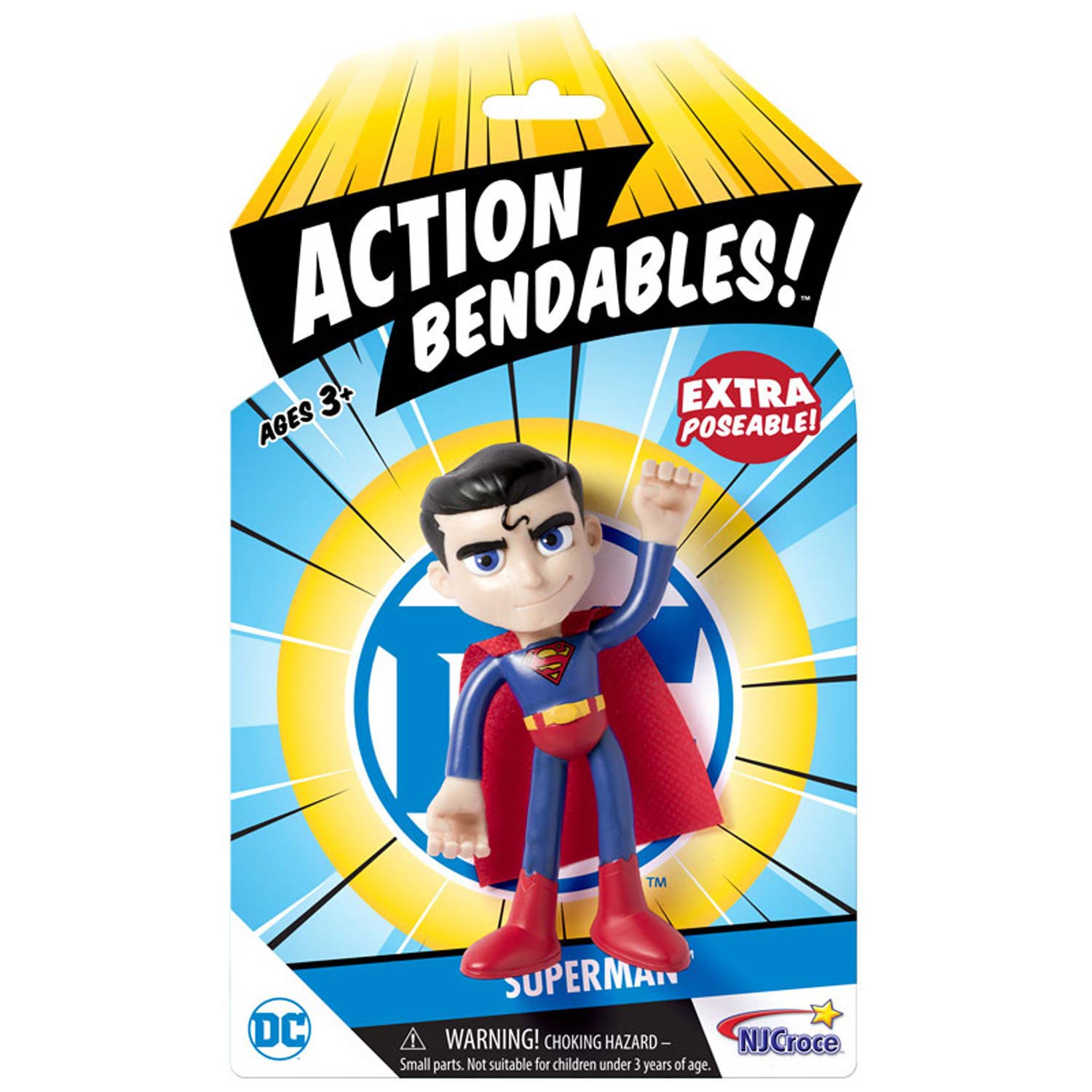 Superman Action Bendables Posing Toy