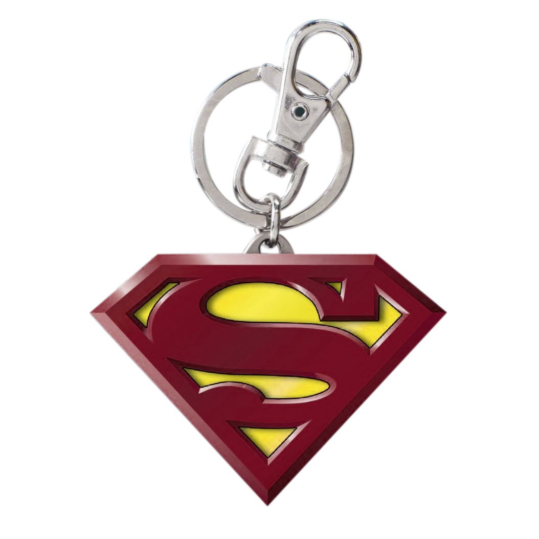 Superman Logo Metal Color Keychain