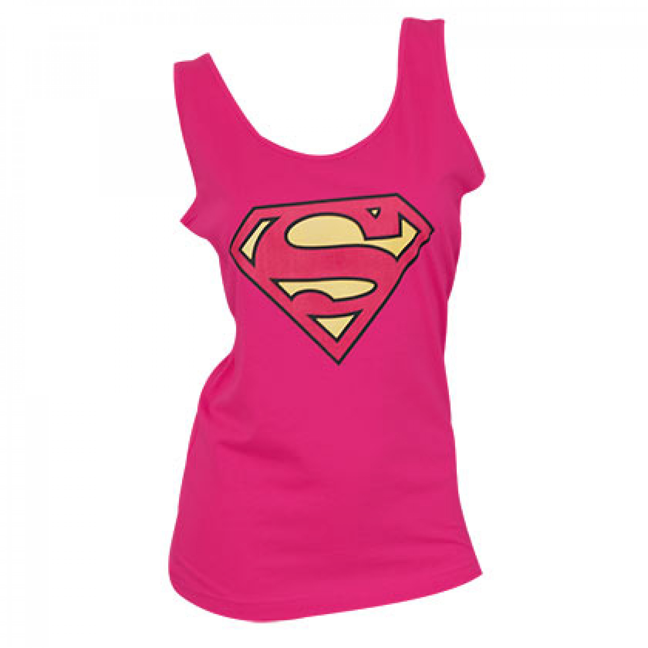 Superman Women's Pink Tank Top