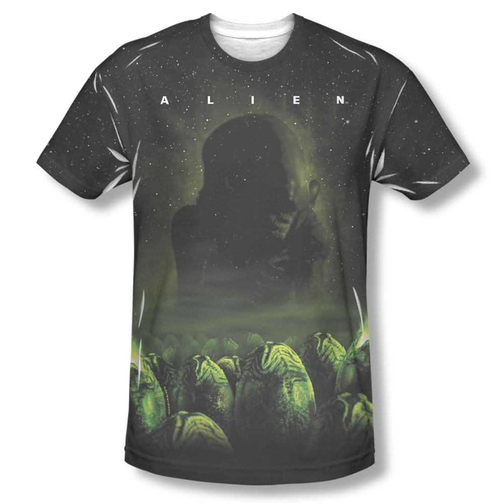 Alien Ominous Black Sublimation T-Shirt