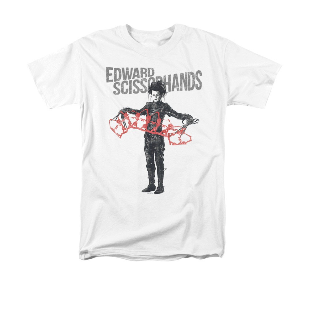 Edward Scissorhands Men's White Show & Tell Tee Shirt