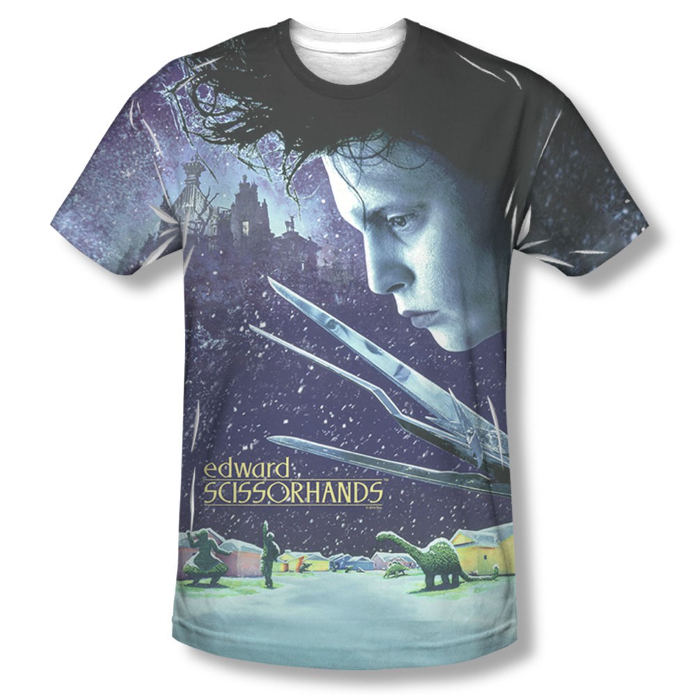 Edward Scissorhands Home Poster Sublimation T-Shirt