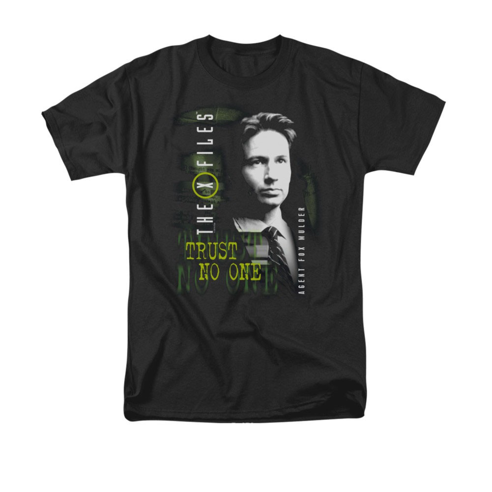 The X-Files Mulder Trust No One Black T-Shirt