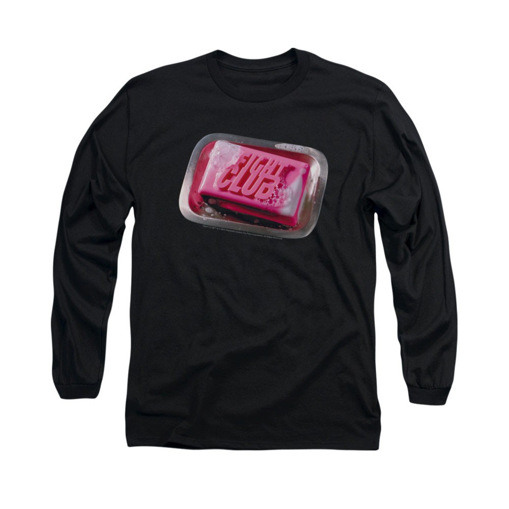 Fight Club Soap Black Long Sleeve T-Shirt