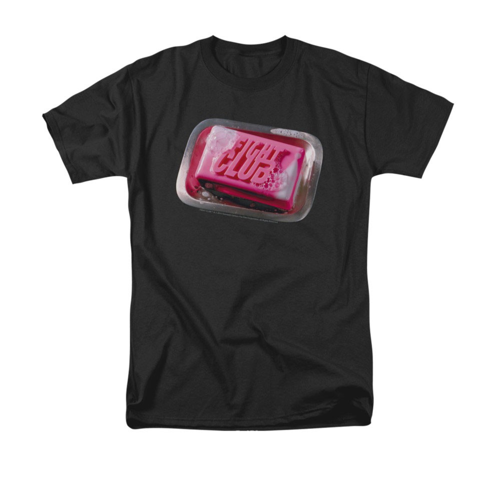 Fight Club Men's Black Soap Logo Tee Shirt