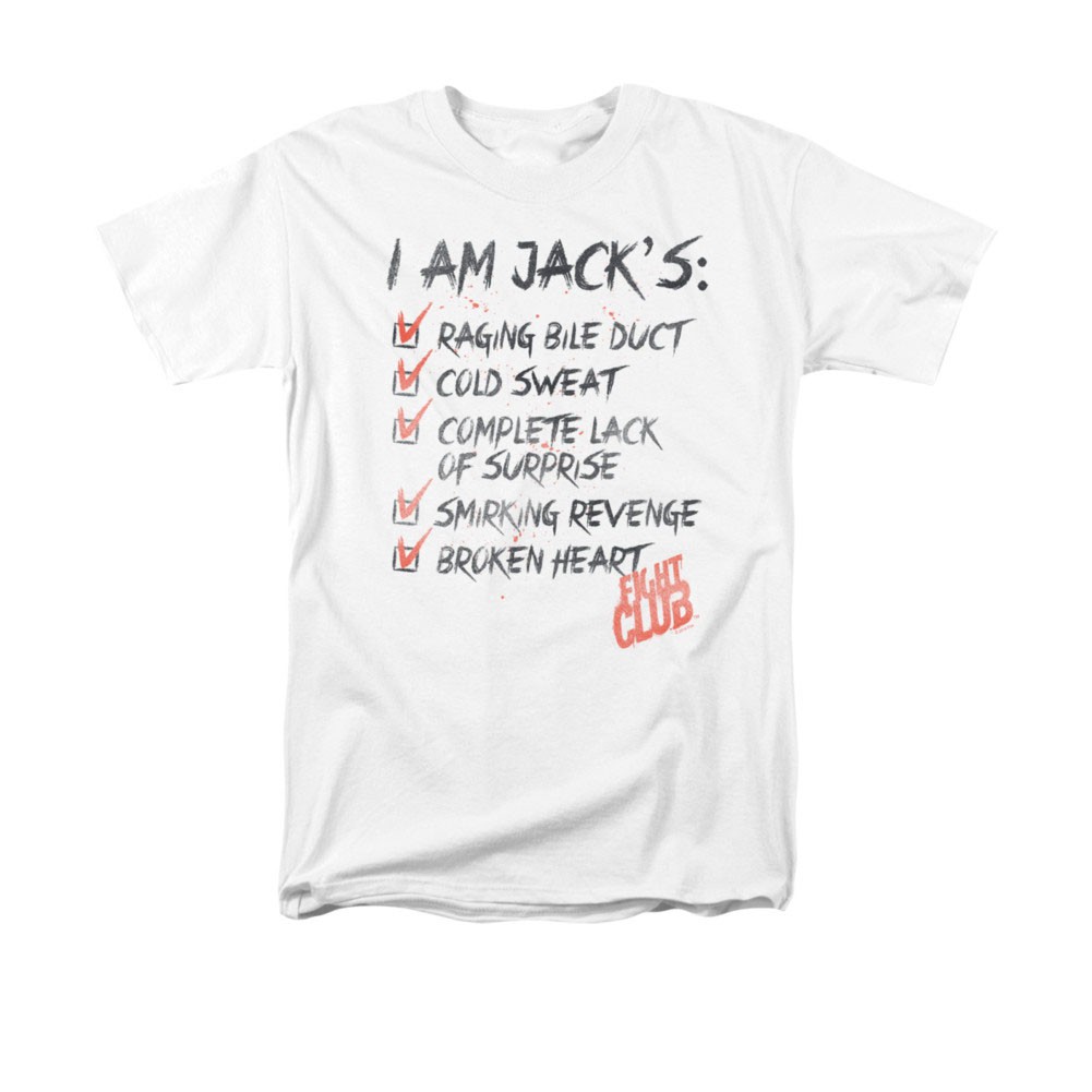 Fight Club I Am Jack's White Tee Shirt