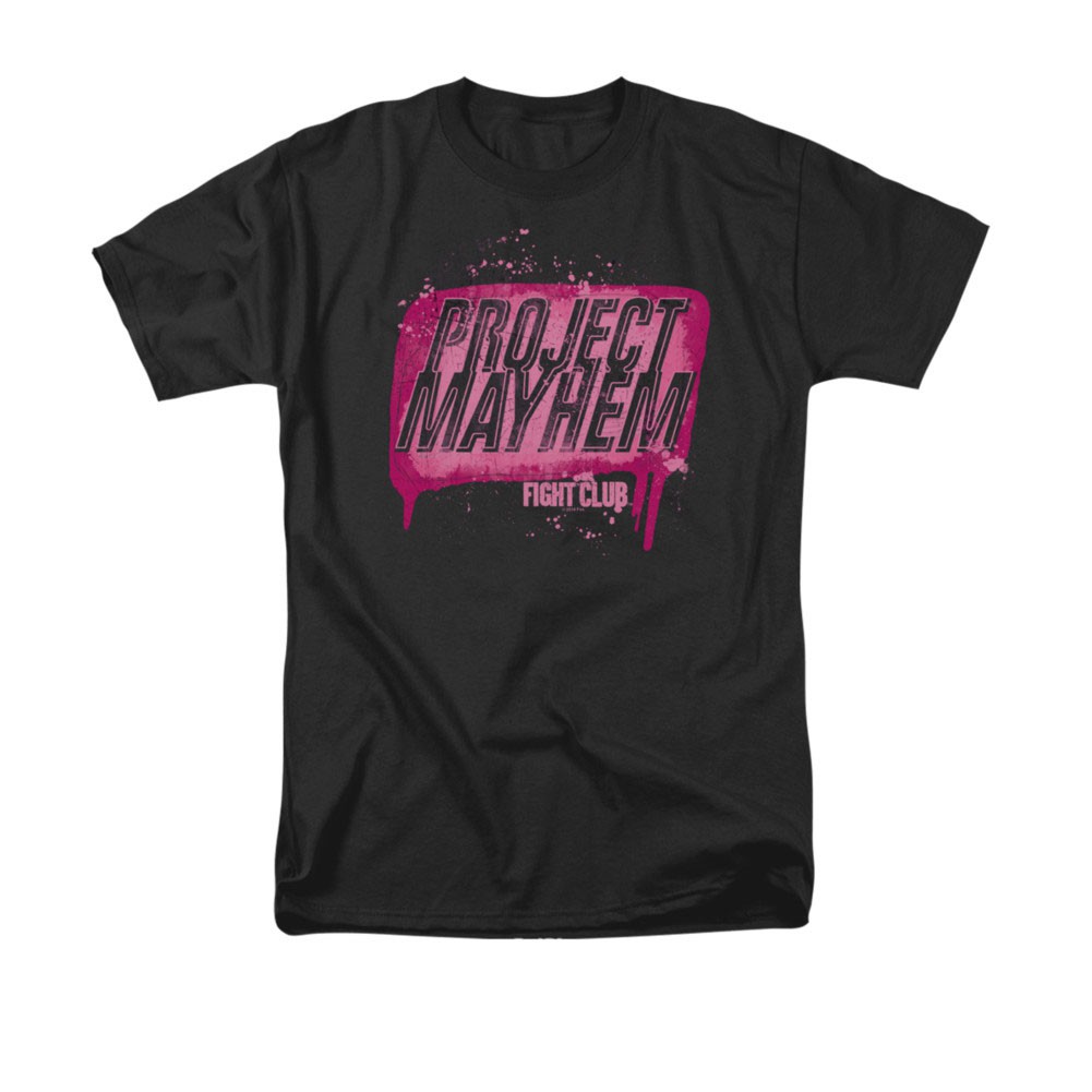 Fight Club Project Mayhem Black Tee Shirt