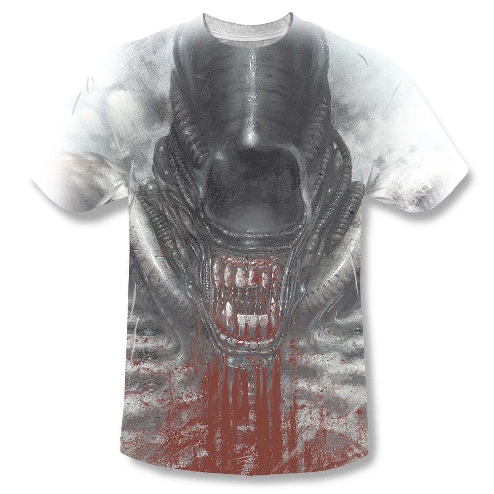 Alien Blood Drool Sublimation T-Shirt