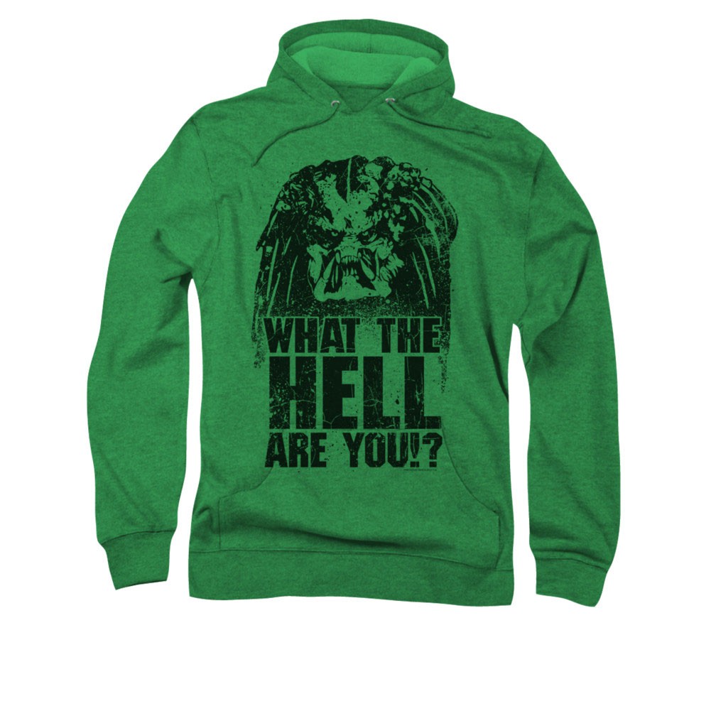 Predator What The Hell Are You Black Pullover Hoodie