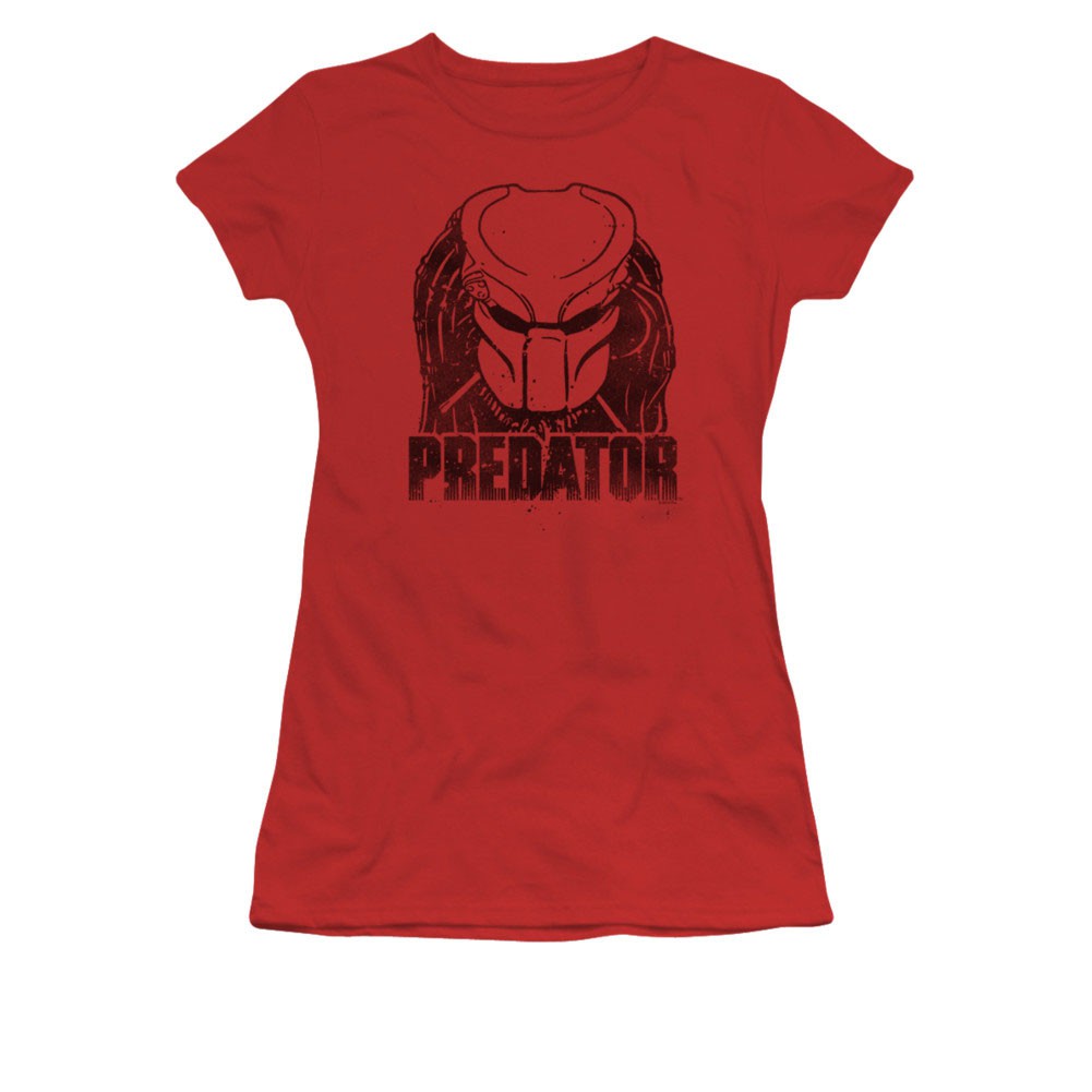 Predator Juniors Red Logo Tee Shirt