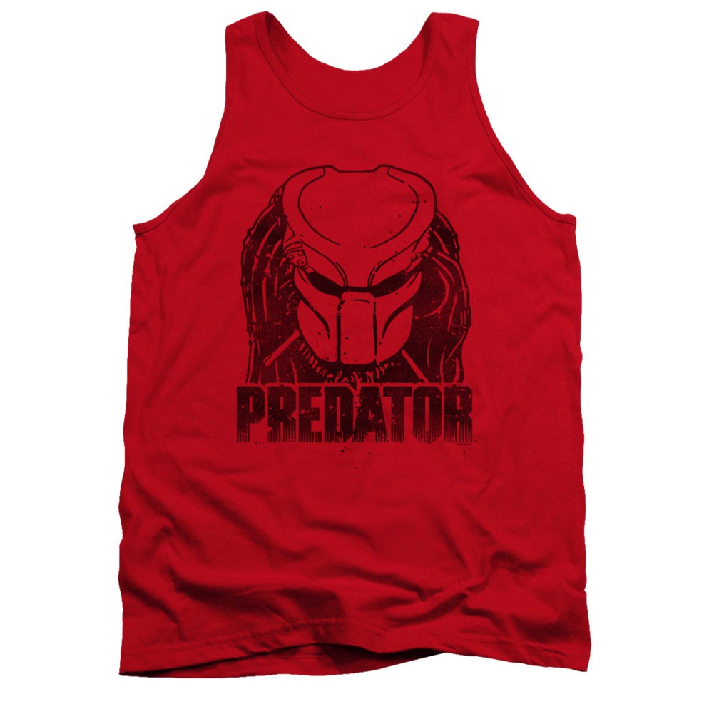 Predator Logo Red Tank Top