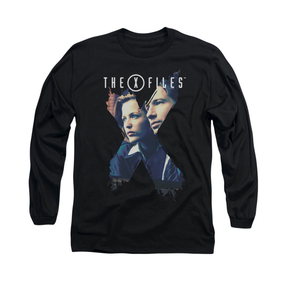 The X-Files Agents Black Long Sleeve T-Shirt