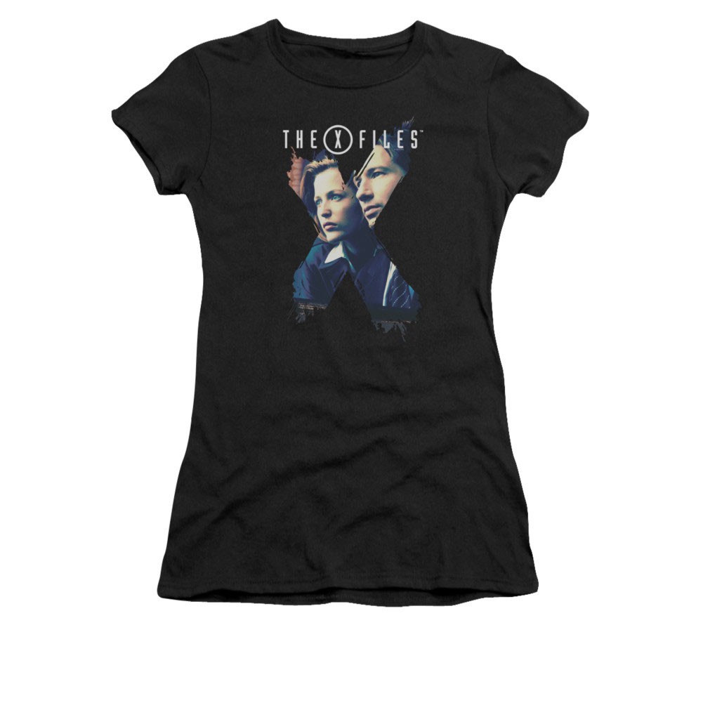 X-Files Juniors Black Agents Tee Shirt