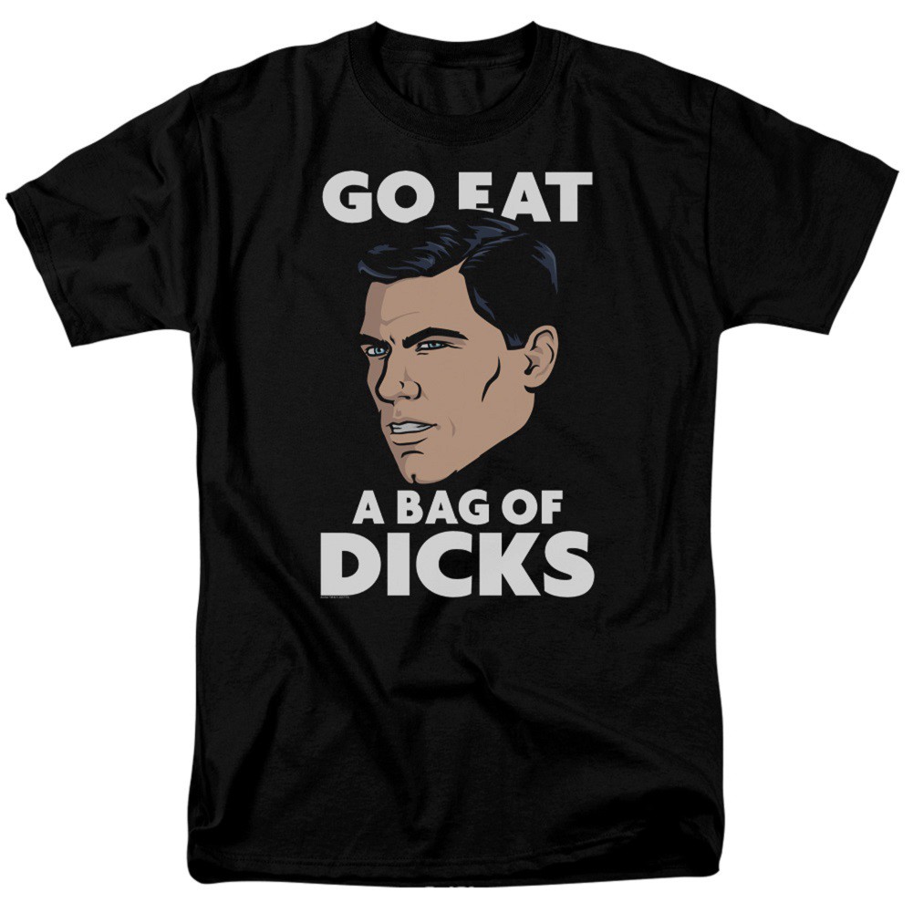 Archer Bag of D's Men's Black T-Shirt