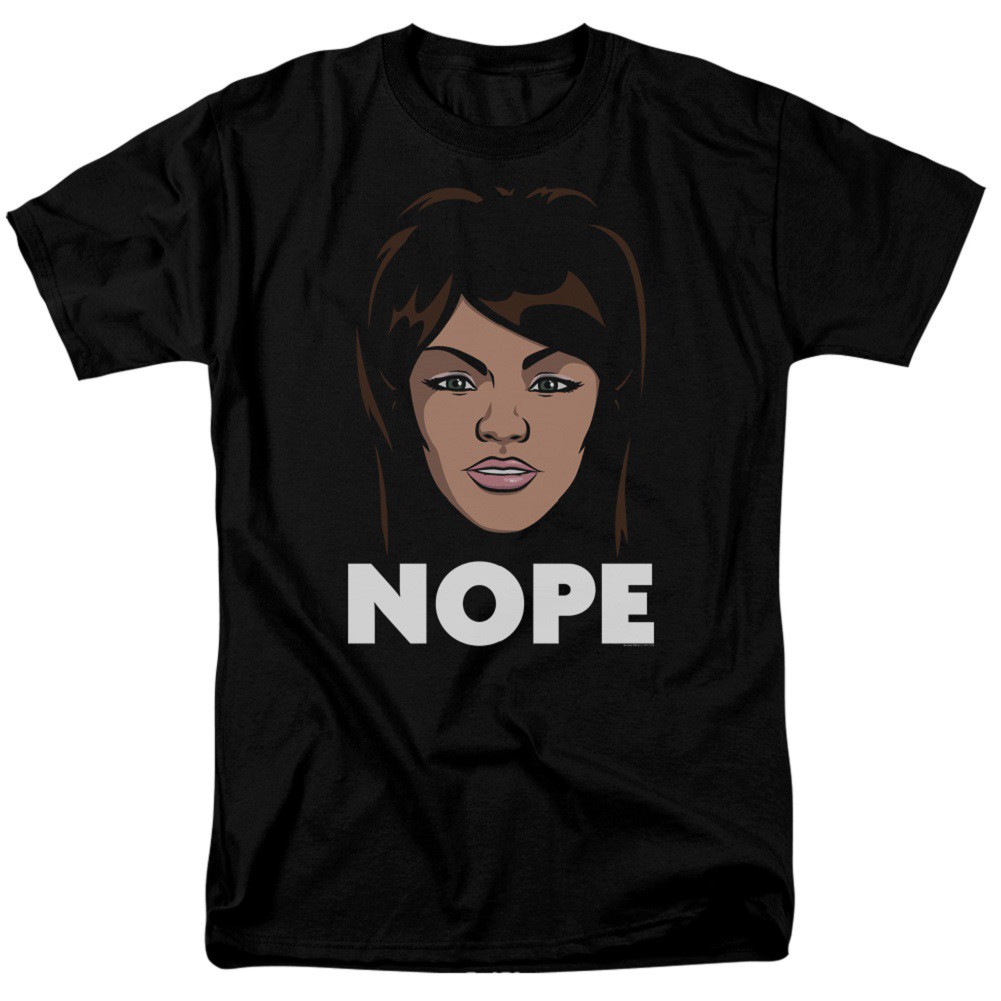 Archer Lana Nope Men's Black T-Shirt