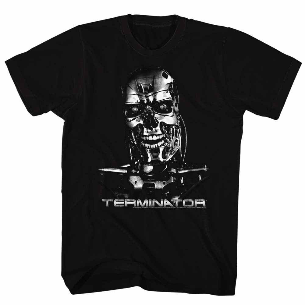 Terminator Chrome Black T-Shirt