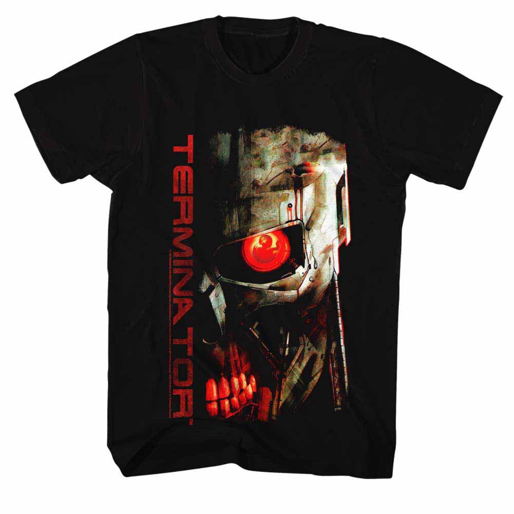 Terminator Red Eye Black T-Shirt