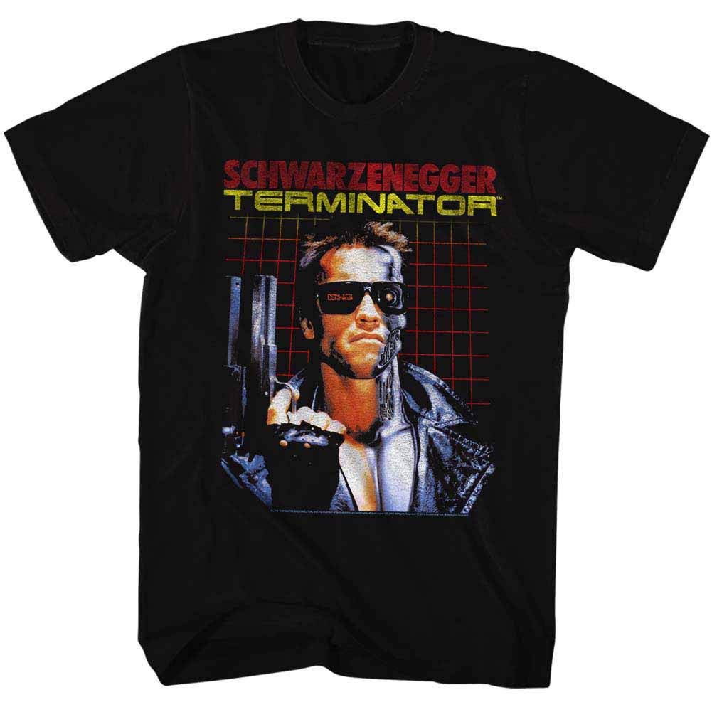 Terminator Grid Black T-Shirt