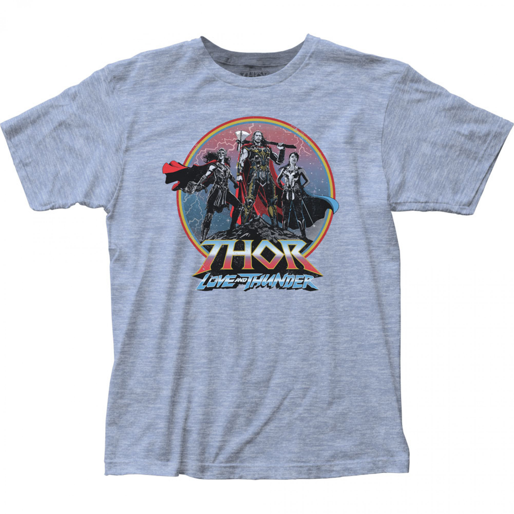 Thor Love and Thunder Characters Heroic Pose T-Shirt