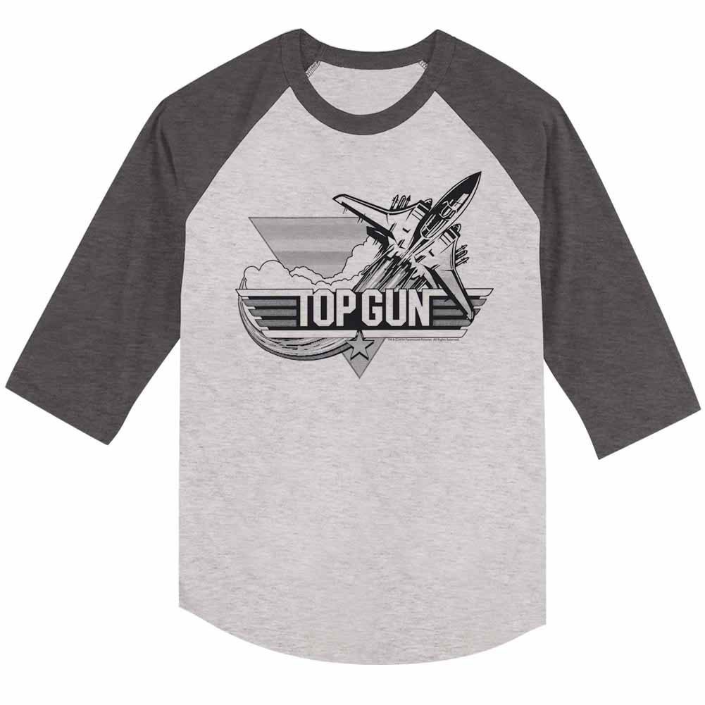 Top Gun Black Gray T-Shirt