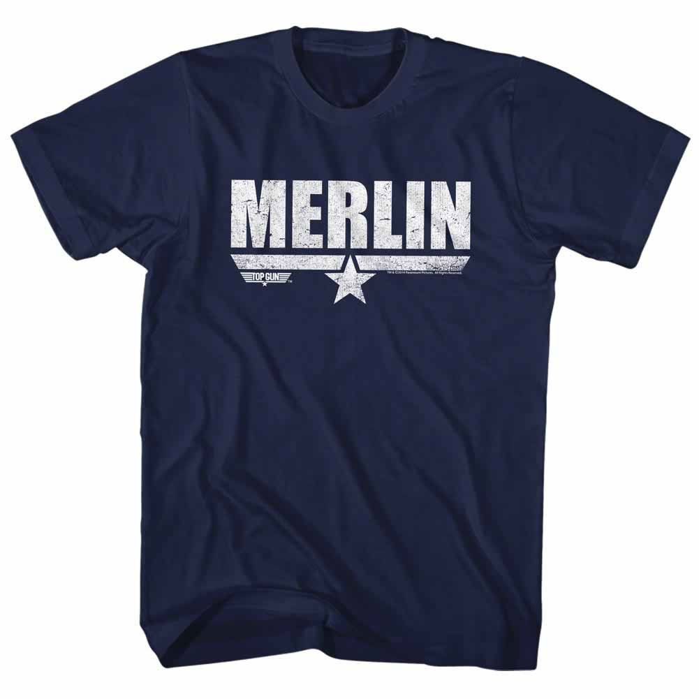 Top Gun Merlin Men's Blue T-Shirt