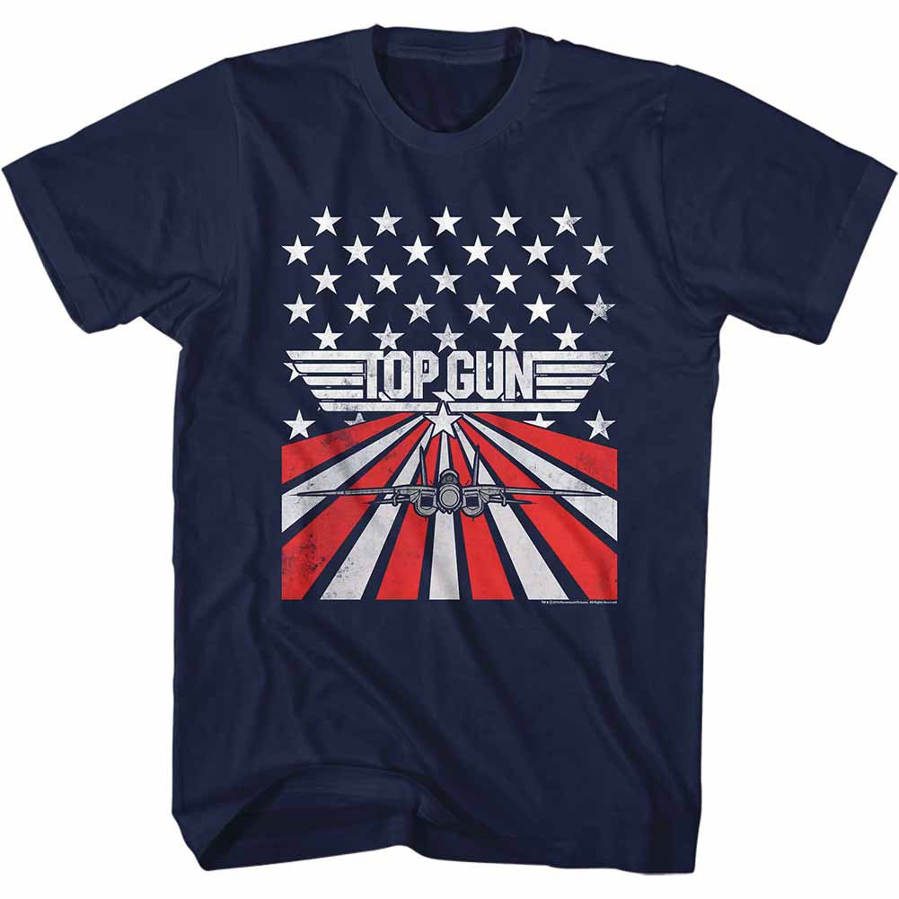 Top Gun Stars & Stripes Blue T-Shirt