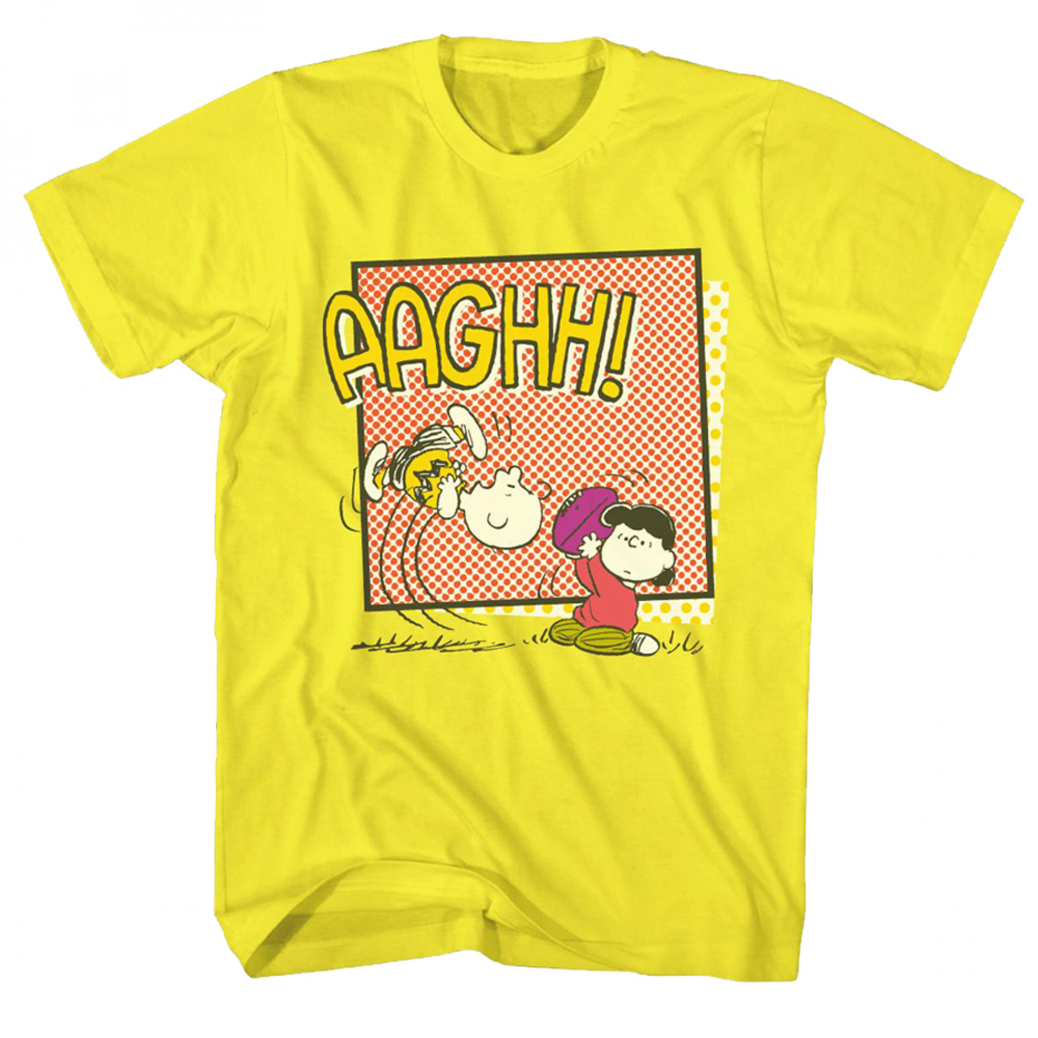 Peanuts Charlie Brown Football Kick Prank AAGHH T-Shirt
