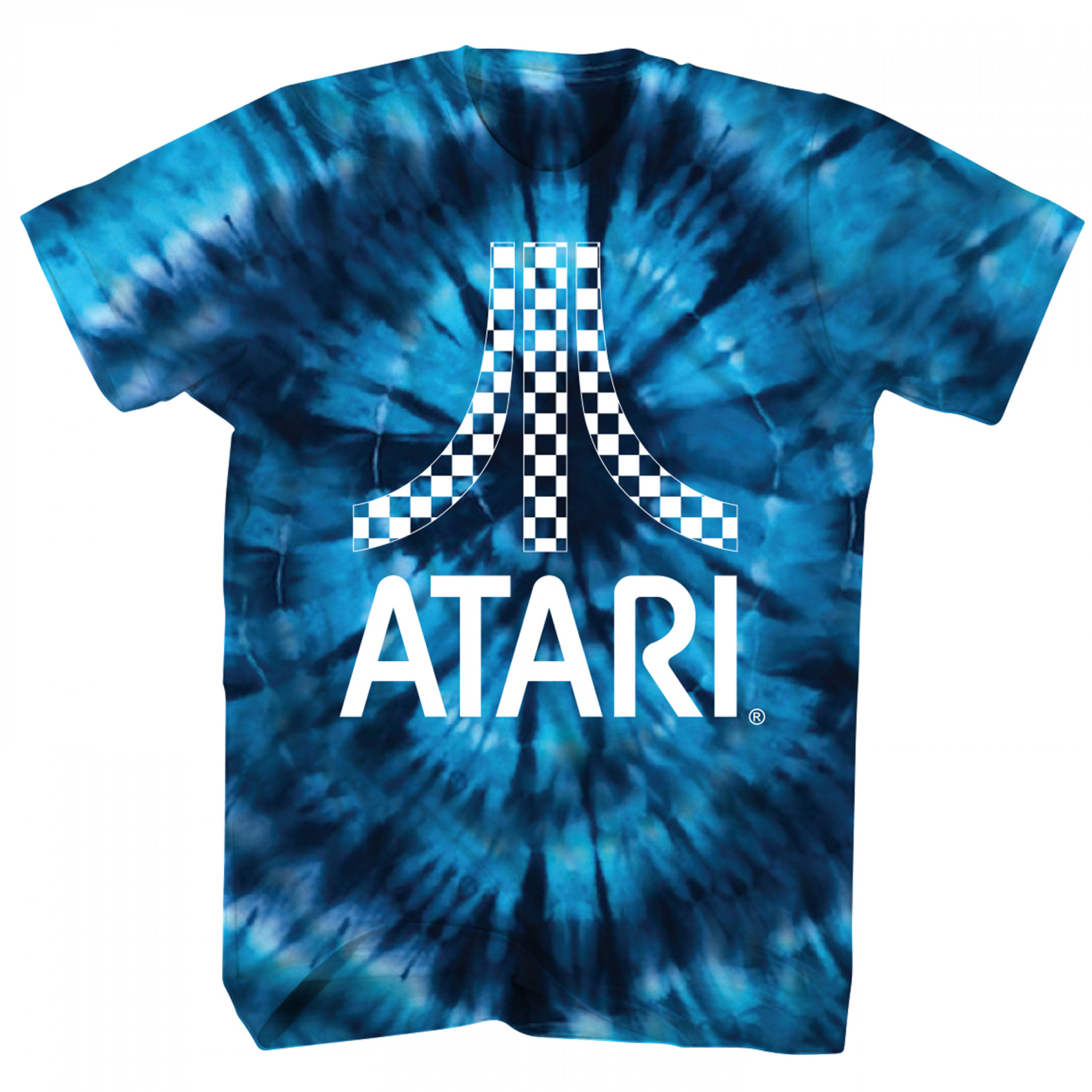 Atari Blue Tie Dyed T-Shirt