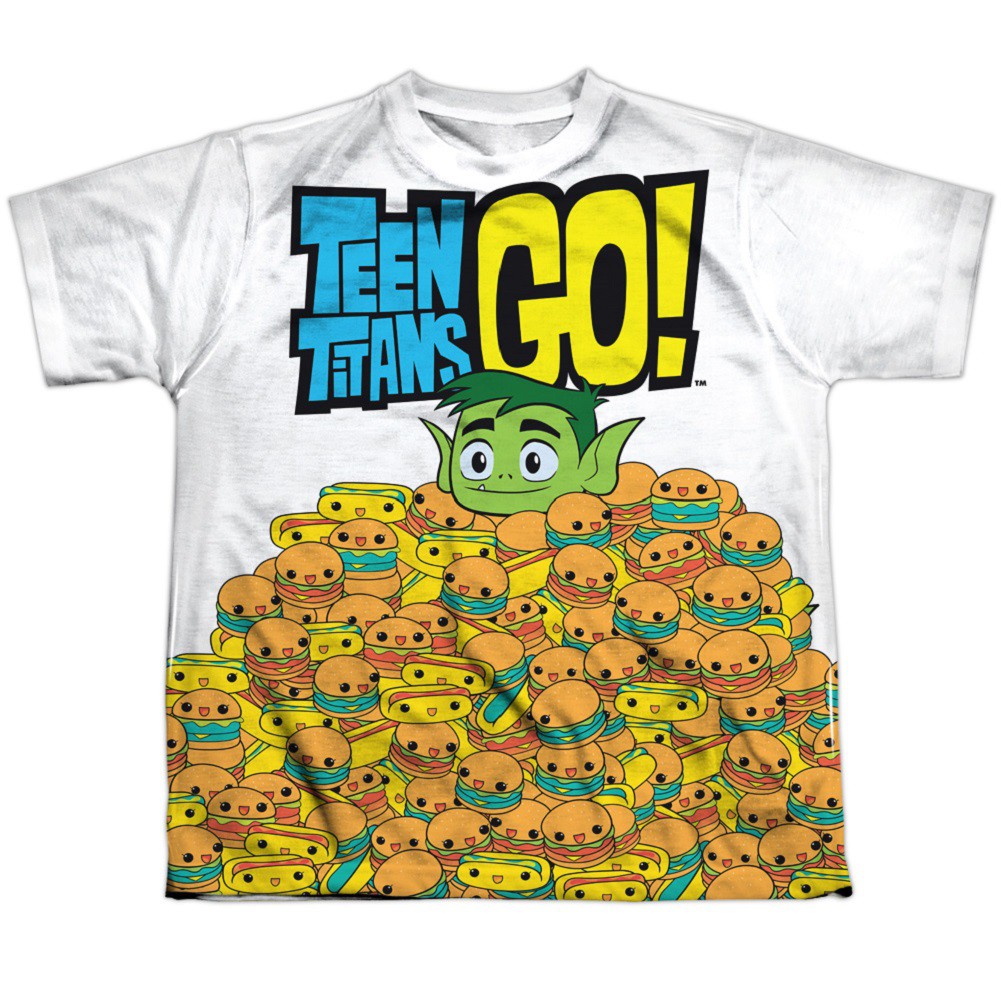 Teen Titans Go! Burgers and Dogs Youth Tshirt
