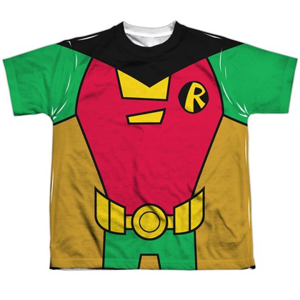 Robin Teen Titans Uniform Youth Costume Tee