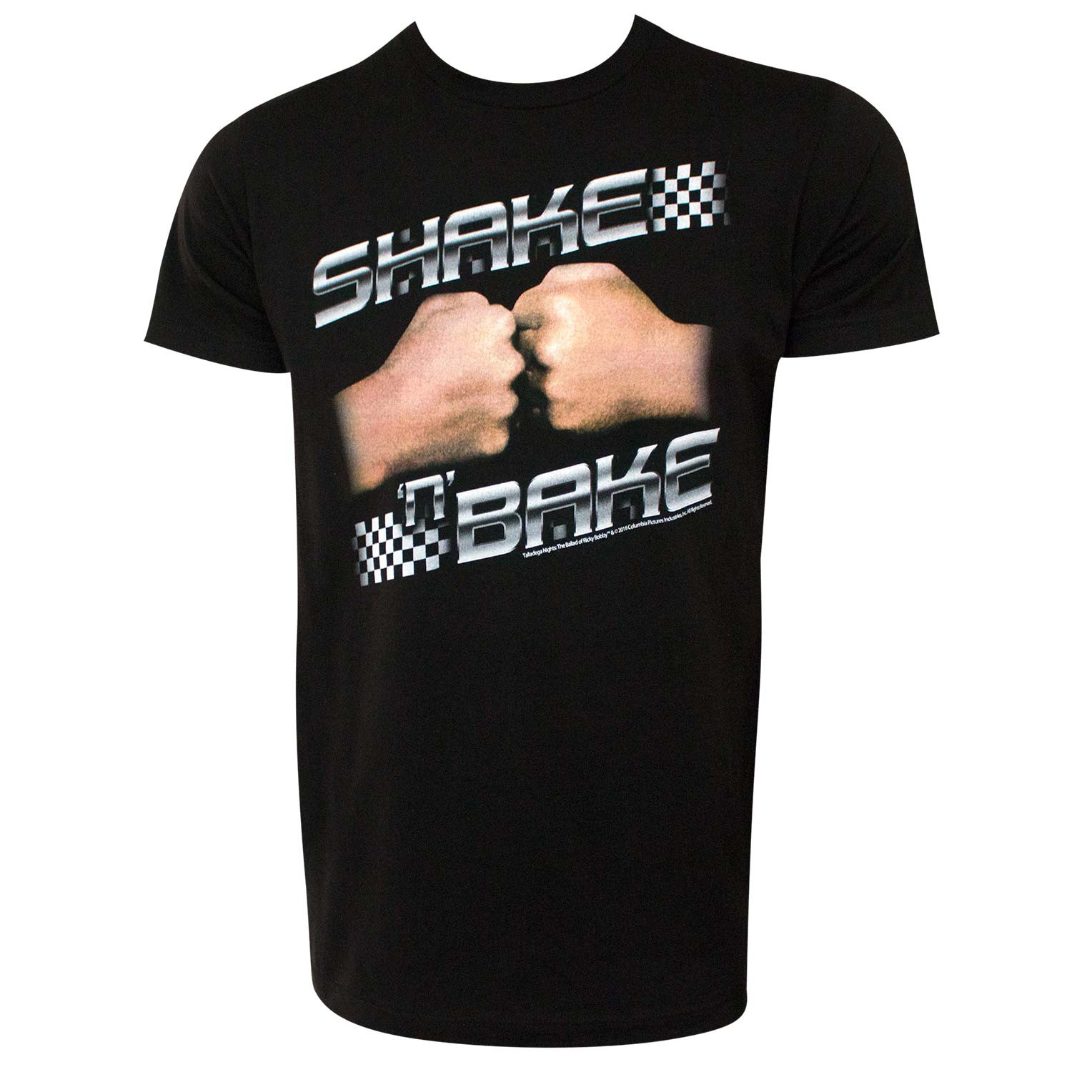 Talladega Nights Shake N Bake Men's Black T-Shirt