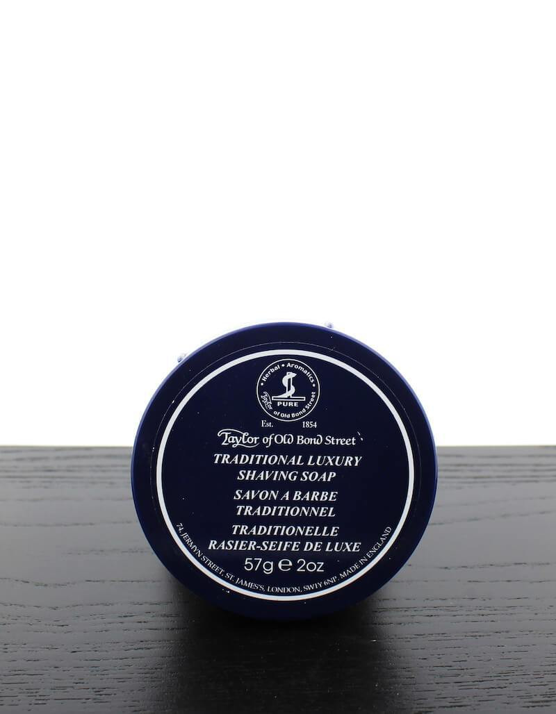 Product image 0 for Taylor of Old Bond Street Blue Travel Bowl with Traditional Shaving Soap