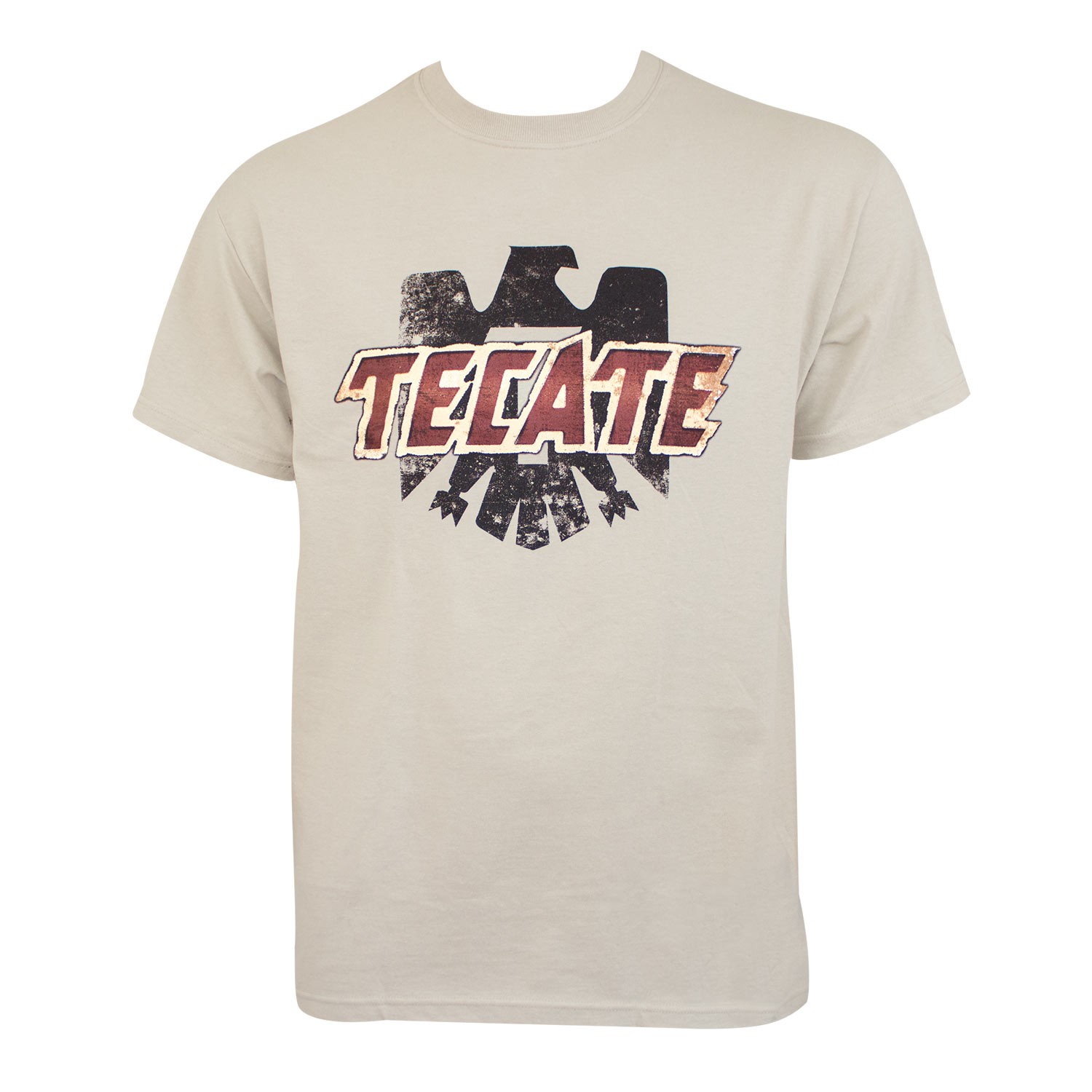 Tecate Logo Tan Tee Shirt