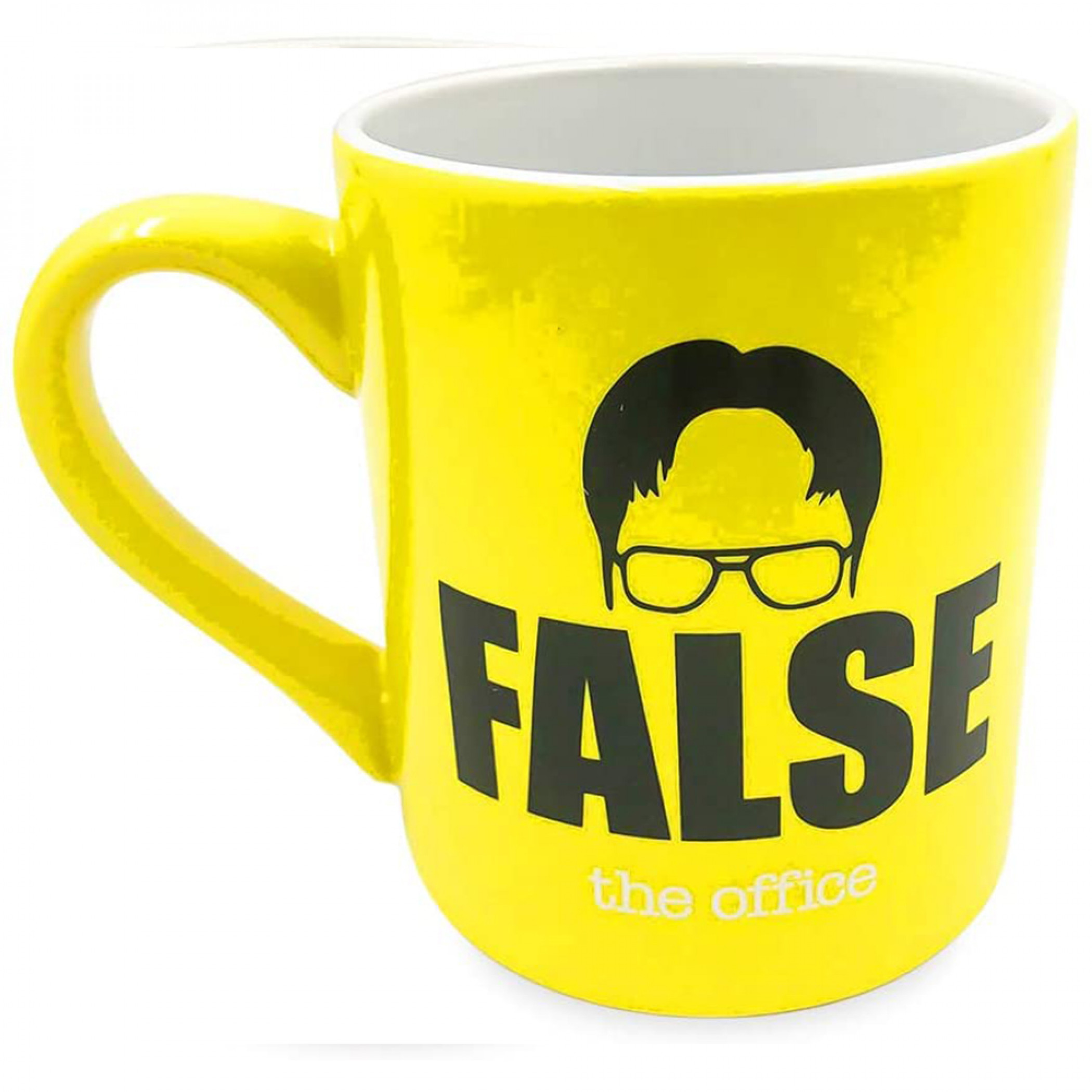 The Office Dwight Schrute FALSE! Shirt and Tie Uniform Ceramic Mug