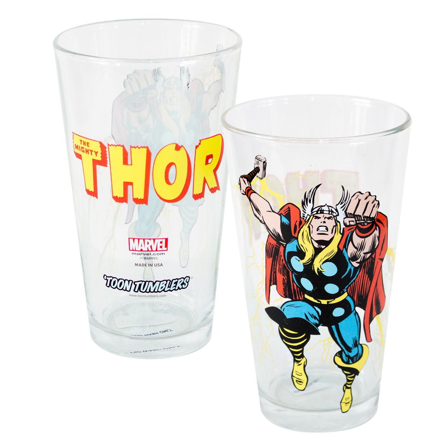 Thor Toon Tumbler Pint Glass