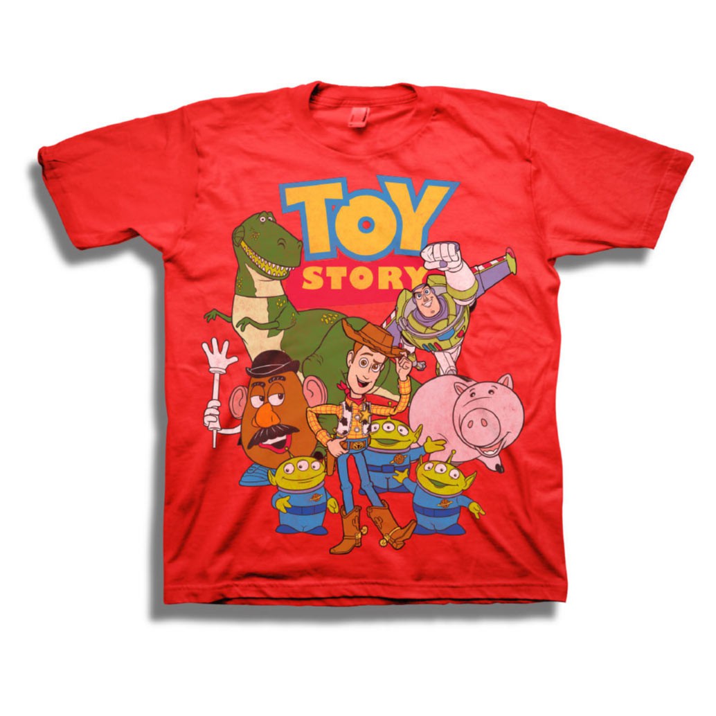 Toy Story Youth Boys Red Tee Shirt