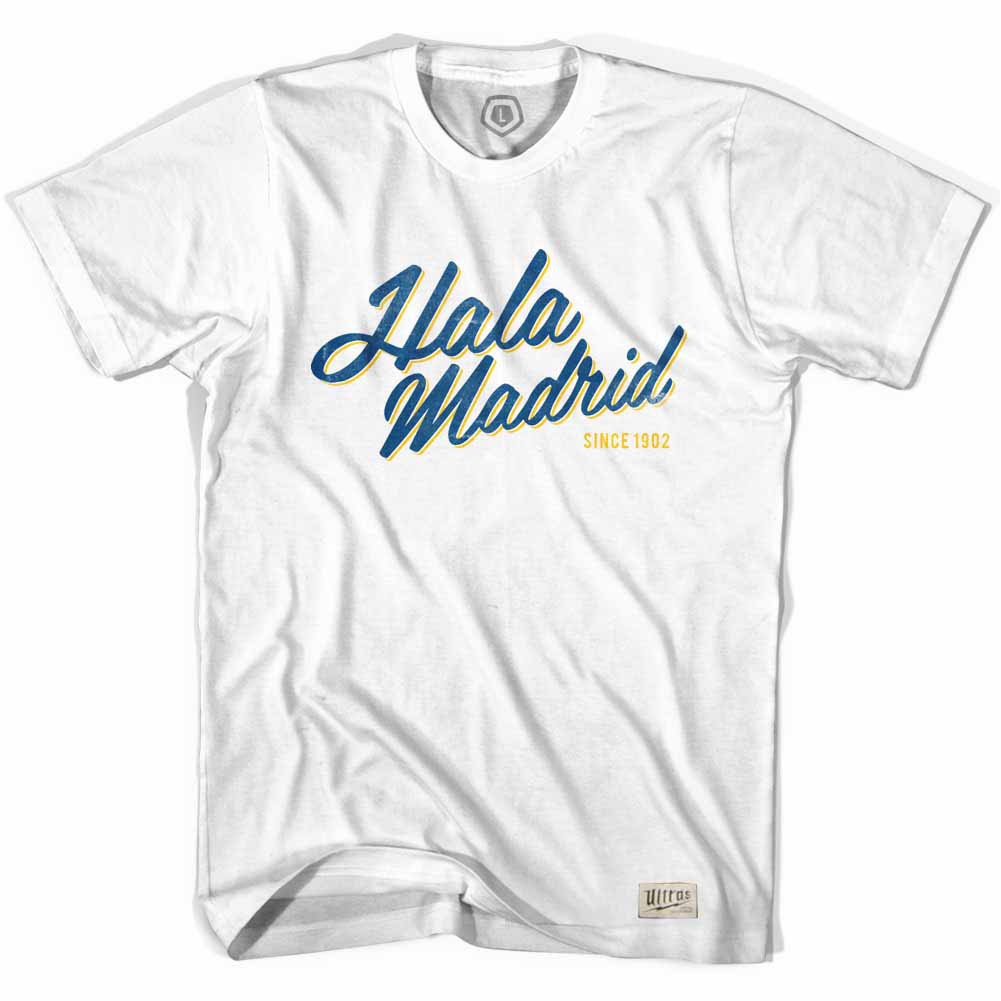 Real Madrid Hala Madrid Soccer White T-Shirt