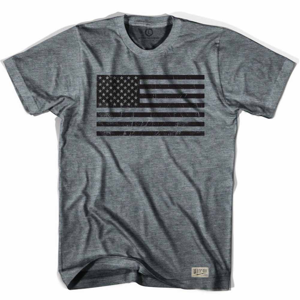 American Black Flag Soccer Gray T-Shirt