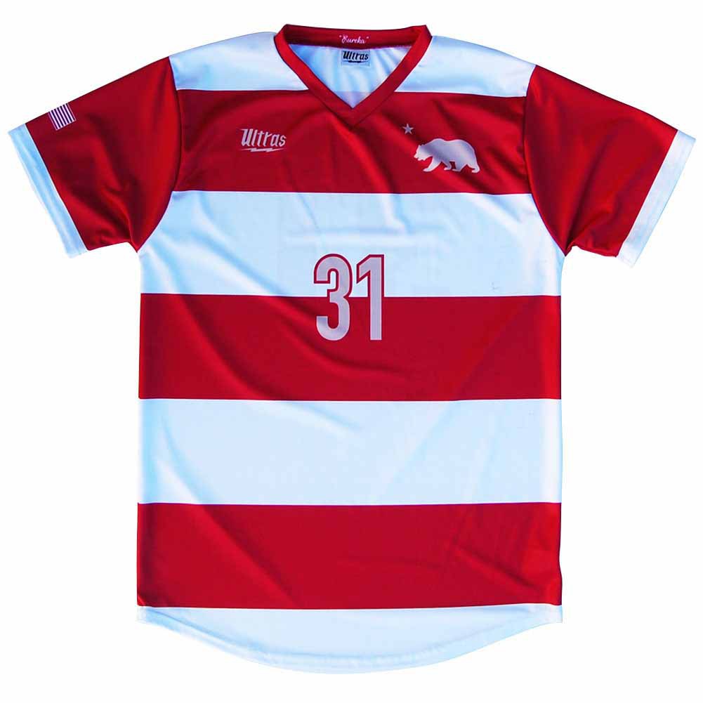 California State Cup Home Soccer Red Jersey