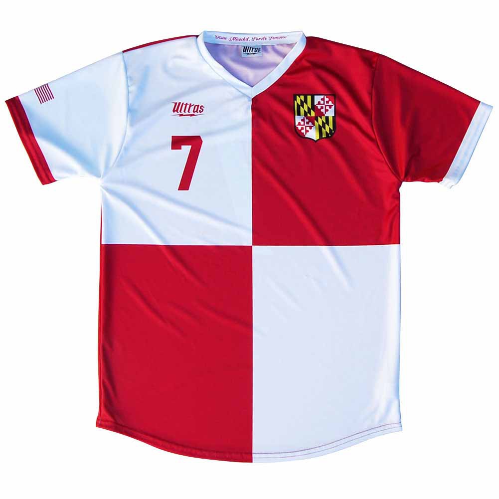 Maryland State Cup Soccer Home Red Jersey