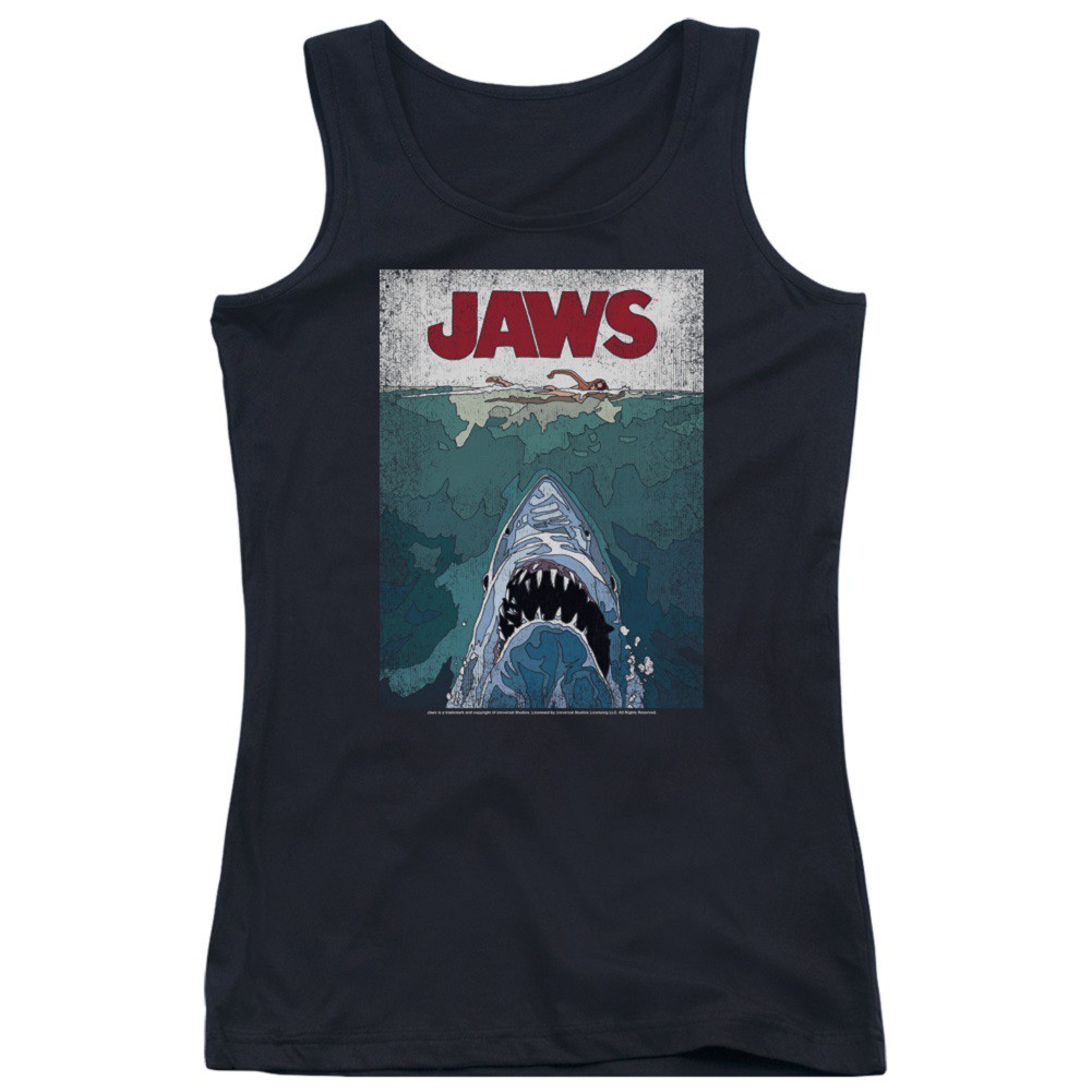Jaws Movie Poster Women's Tank Top