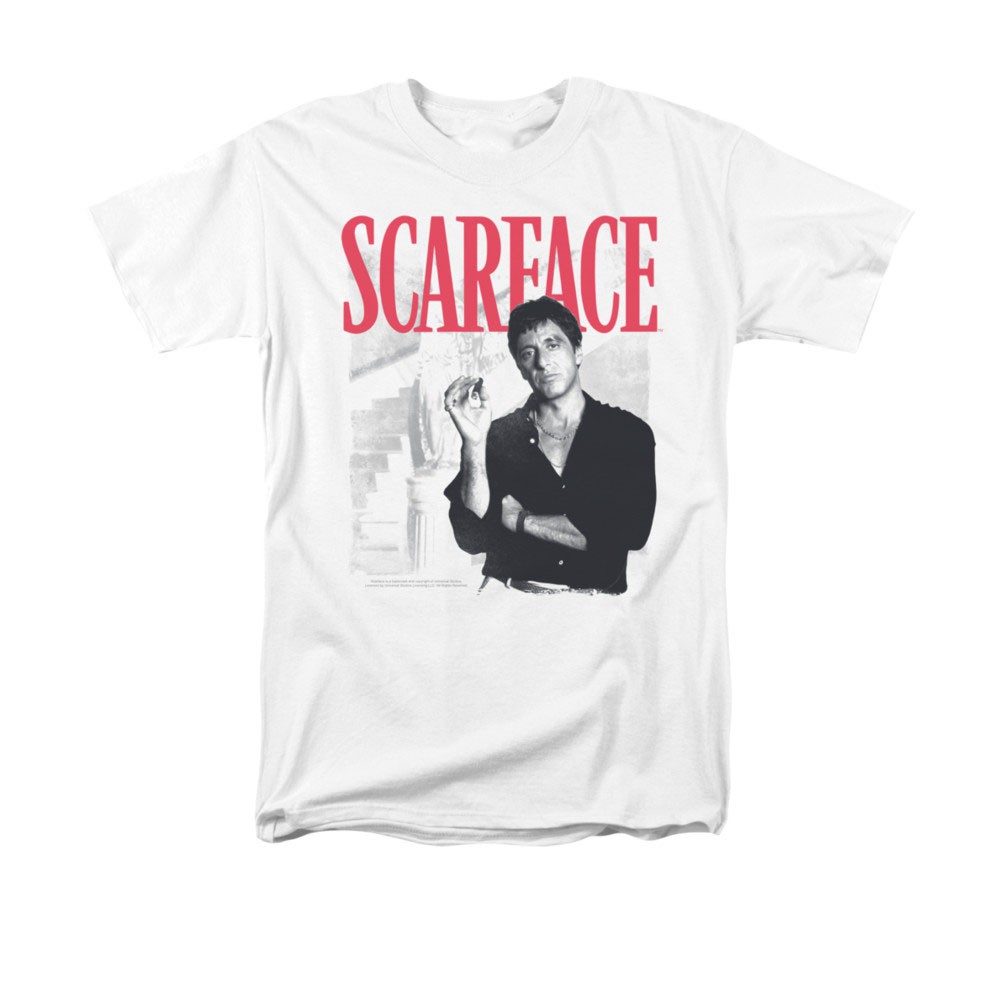 Scarface Stairway White T-Shirt
