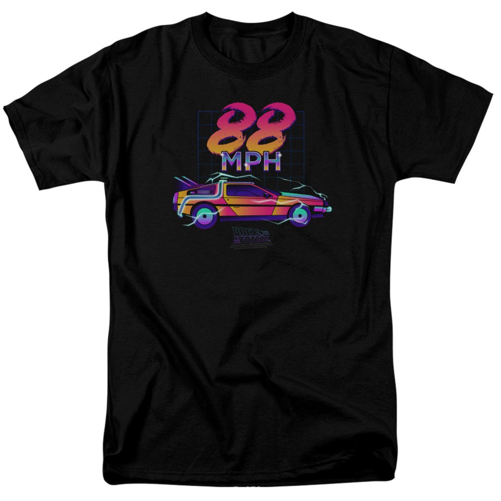 Back To The Future 88 MPH Men's Black T-Shirt