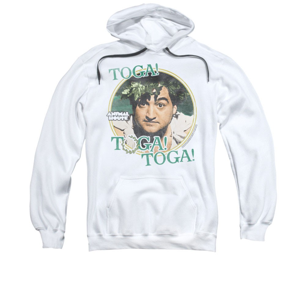 Animal House Toga White Pullover Hoodie
