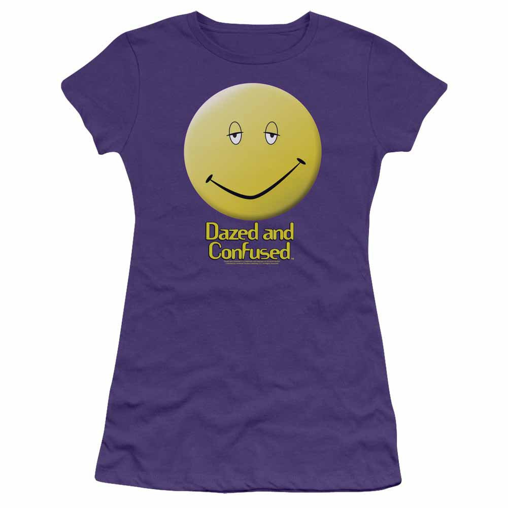 Dazed And Confused Dazed Smile Purple Juniors T-Shirt