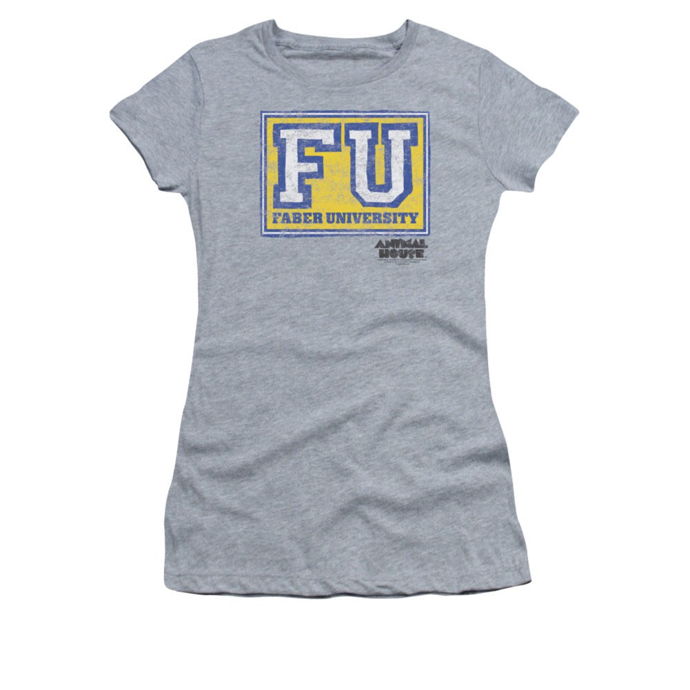 Animal House Faber University Gray Juniors Tee Shirt