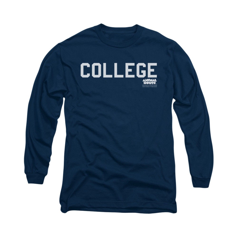 Animal House College Blue Long Sleeve T-Shirt
