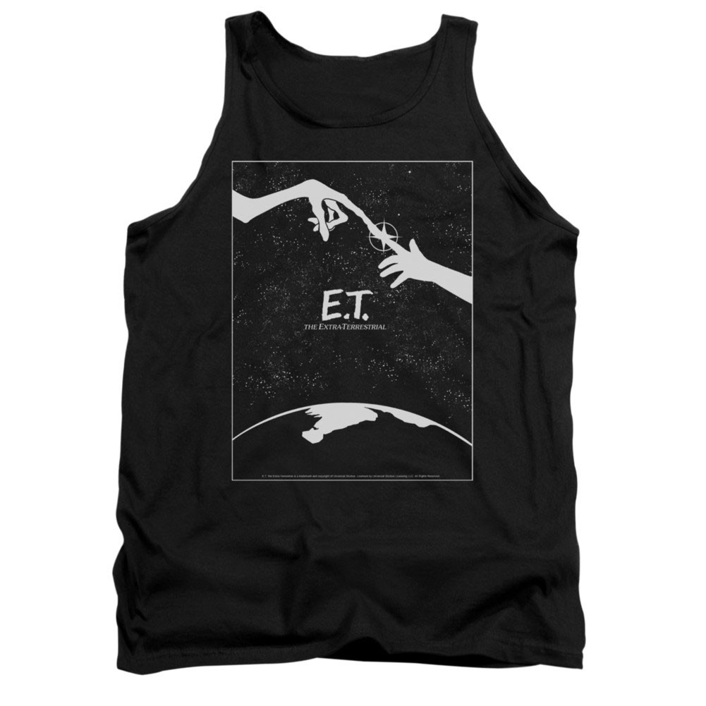 E.T. The Extra Terrestrial Poster Black Tank Top