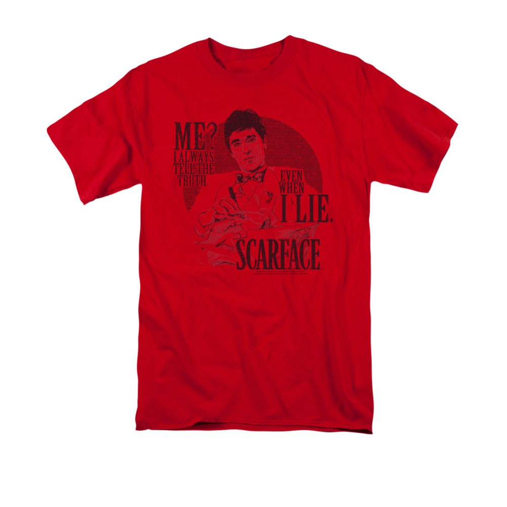 Scarface Tell The Truth Red T-Shirt