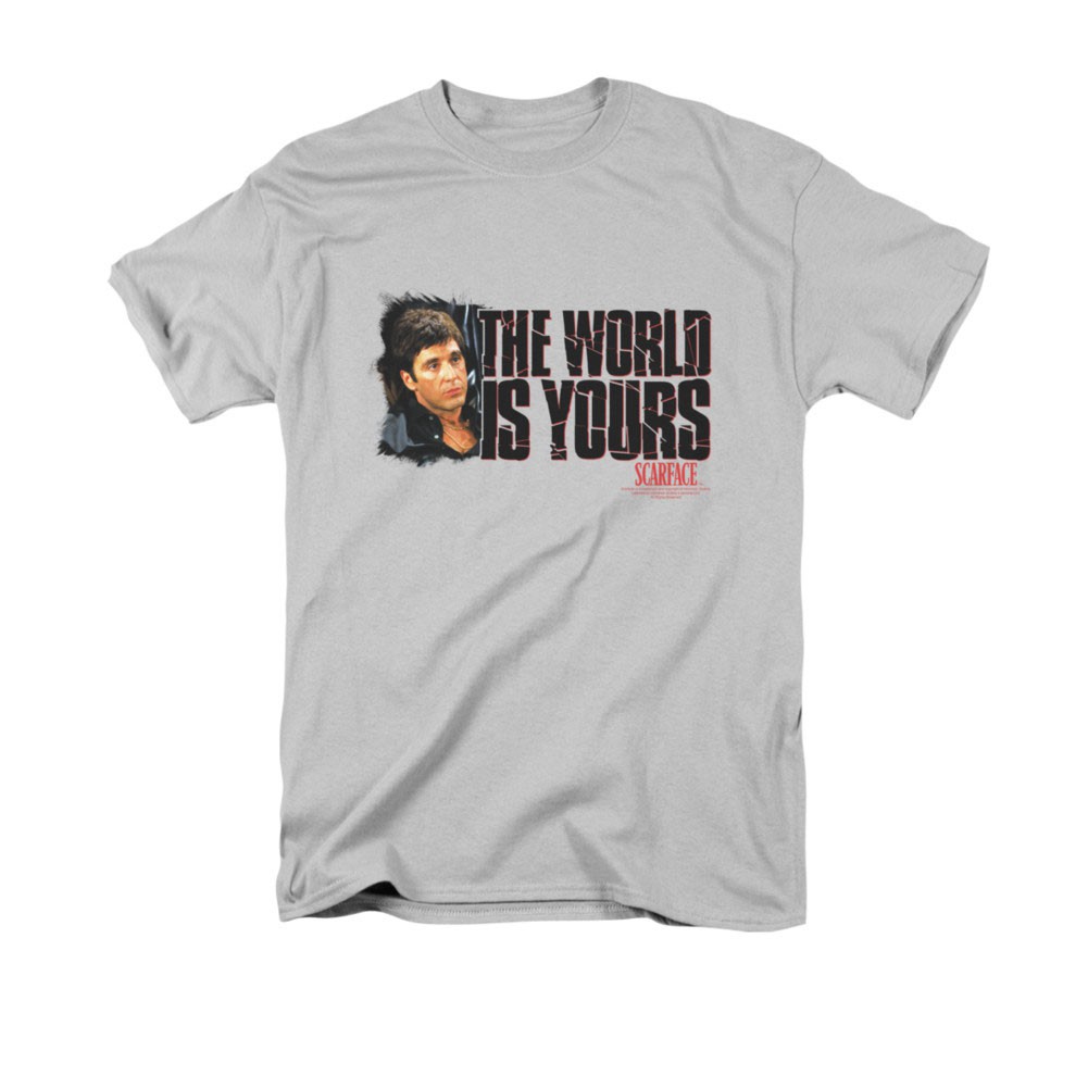 Scarface The World Is Yours Gray T-Shirt